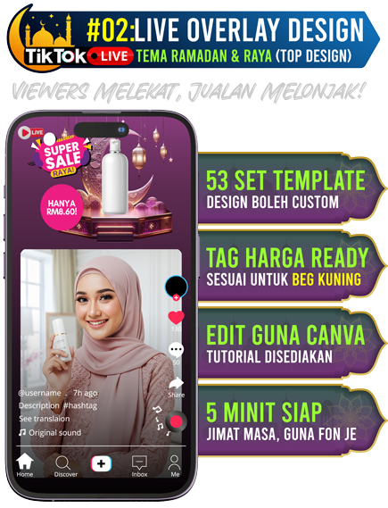 Live TikTok Overlay Top